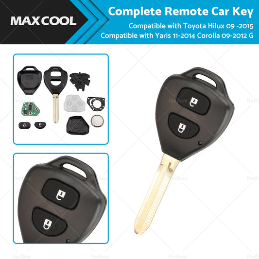 Car Remote Key Suitable For Toyota Hilux 09 -15 Yaris 11-14 Corolla 09-12 G