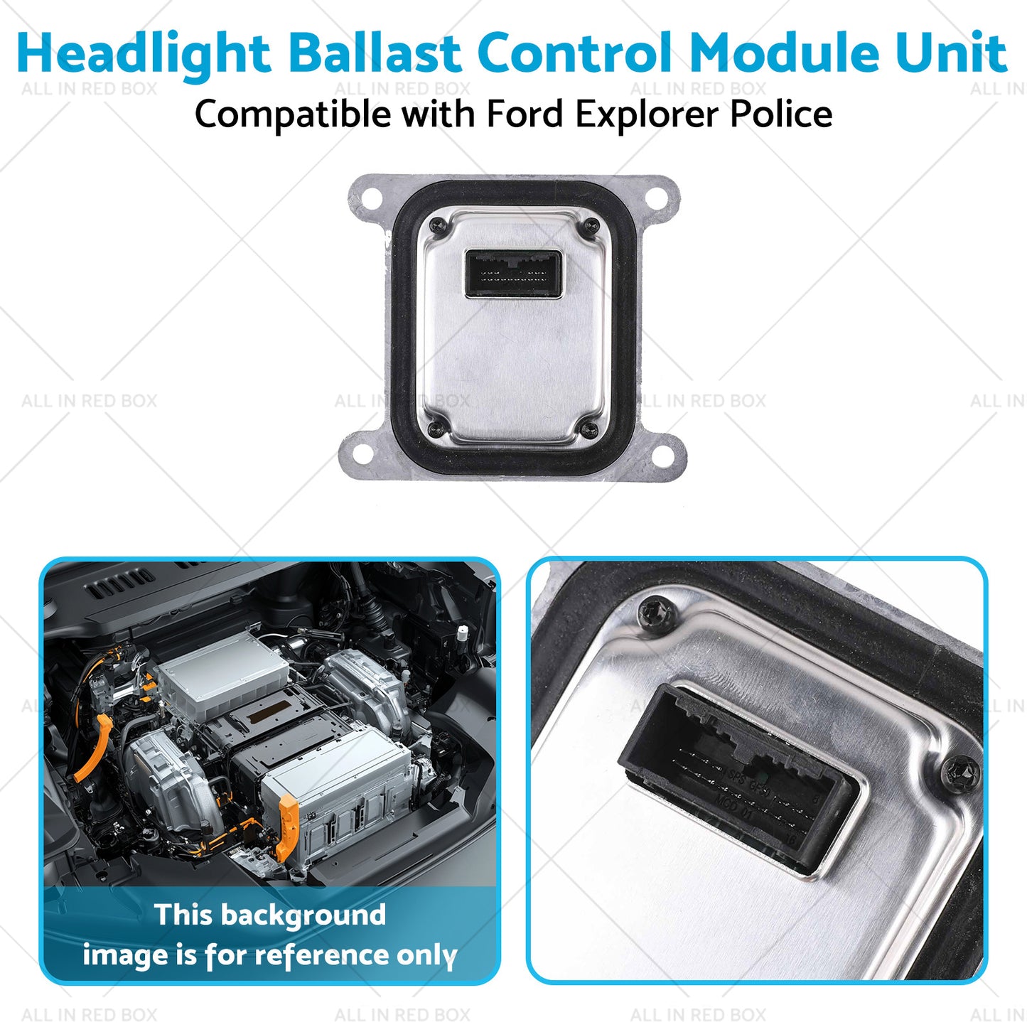 Headlight Ballast Control Module Unit Suitable for Ford Explorer Police 17-19