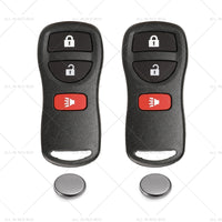 2pc Remote Flip Car Key Suitable for Nissan X-Trail T30 02-07 433MHz Replacement