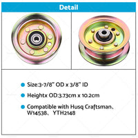 2xPulley Suitable For Husqvarna Jonsered Mowers 532 17 79 68 532 19 31 97 177968