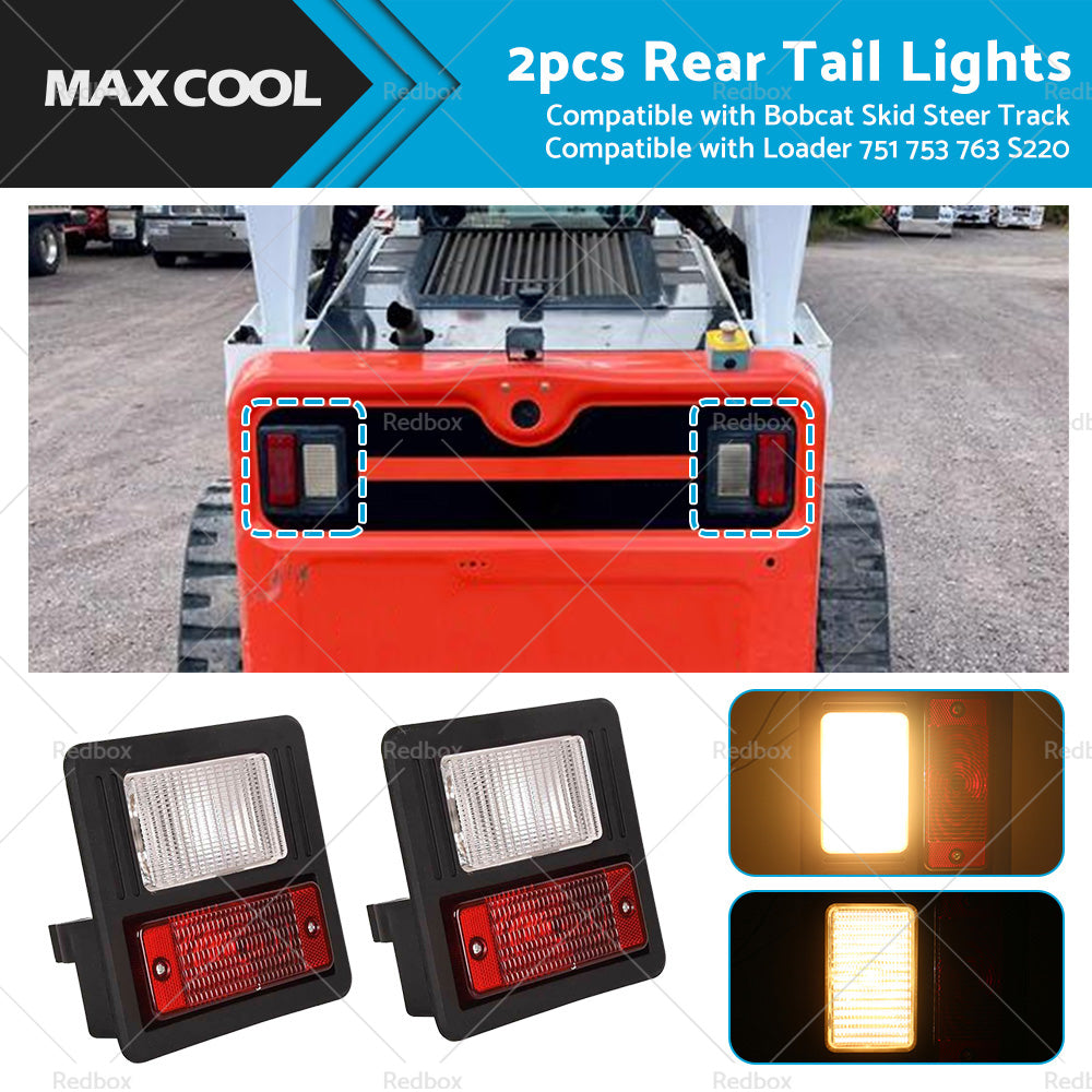 {{ Rear Tail Light Suitable for Bobcat Skid Steer Track Loader 751 753 763 6670284 }} - Buy Car Parts Online at {{ Kaka Auto Parts }}.