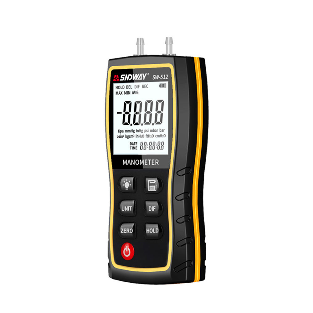 Digital Differential Manometer Air Pressure Meter 0-103.42kPa