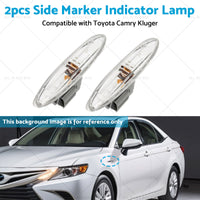 2x Turn Signal Side Marker Indicator Lamp Suitable for Camry 06-11 Kluger 07-14