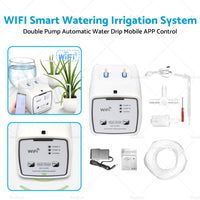 WiFi Control Watering System Double Pump Automatic Water Drip Mobile APP Control