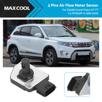 Mass Air Flow Sensor Meter AFM For Suzuki Grand Vitara 2. 5 AFH55M-13 99-05 HT FT