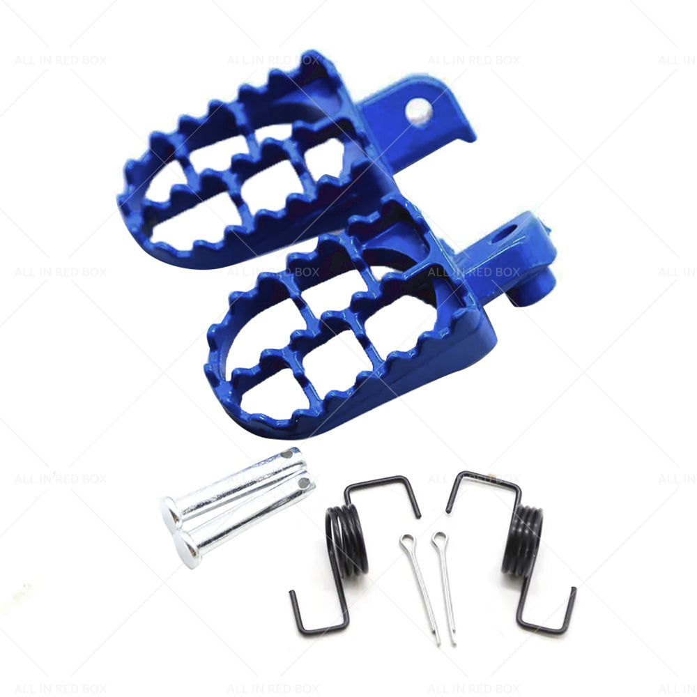 Blue FOOT PEG FOOTREST ASSEMBLY FOOTPEG Suitable For YAMAHA PW50 PY50 PEEWEE