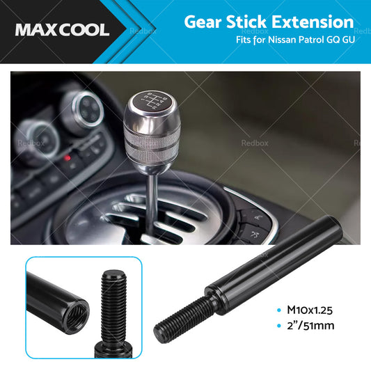 Fit for Nissan GQ GU Patrol Gear Stick Extension M10x1.25 Shift Extender 2 inch  51mm