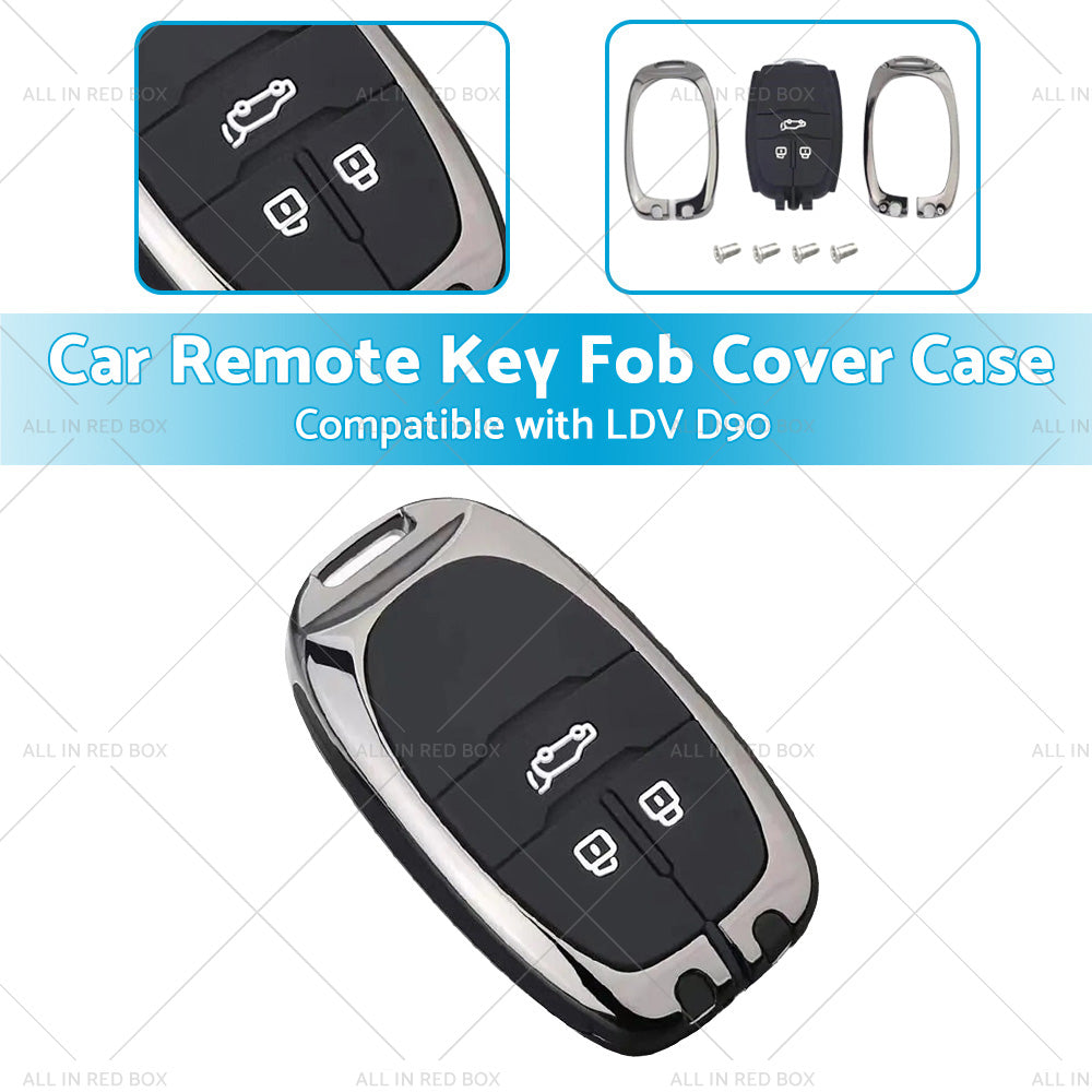 Zinc Alloy Remote Key Fob Case Cover Shell Suitable For LDV D90 3buttons Key Fob