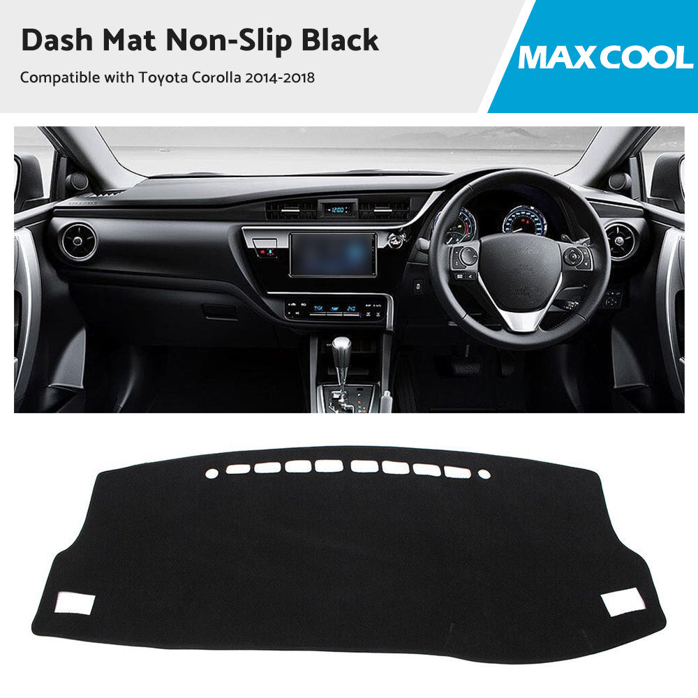 {{ Dash Mat Suitable For Toyota Corolla 2014-2018 Hatch Dashboard Cover Black }} - Buy Car Parts Online at {{ Kaka Auto Parts }}.