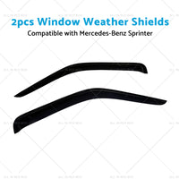 2pcs Weather shields Weathershields Suitable for Mercedes Benz Sprinter 2006-on