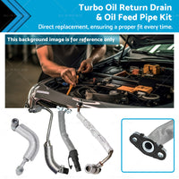 Turbo Oil Return Drain  and  Oil Feed Pipe Kit Suitable For Holden Cruze Trax 1. 4L