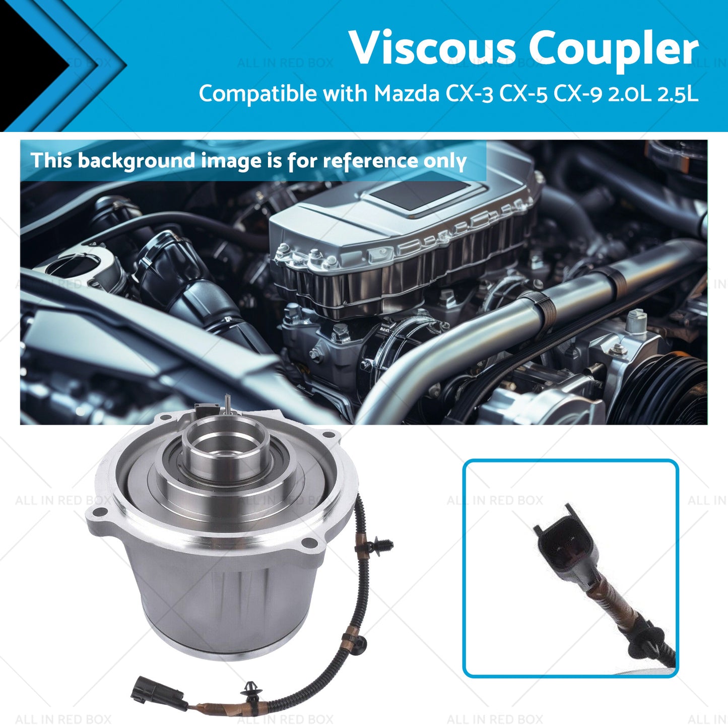 Viscous Coupler Suitable For Mazda CX-3 CX-5 CX-9 2. 0 2. 5L Skyactiv AWD 13-23