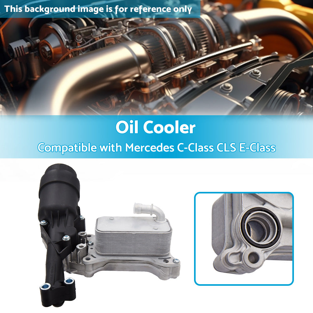 {{ 6511800610 Oil Cooler Suitable For Mercedes-Benz M-Class ML 250 C-Class }} - Buy Car Parts Online at {{ Kaka Auto Parts }}.