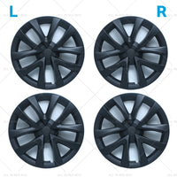 4PCS Matt Black Wheel Cover Hub Caps Rim Hubcap Suitable for Tesla Model 3