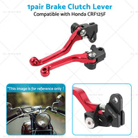 CNC Pivot Brake Clutch Levers Red Suitable for Honda XR250 CR125R CRF450R CR500