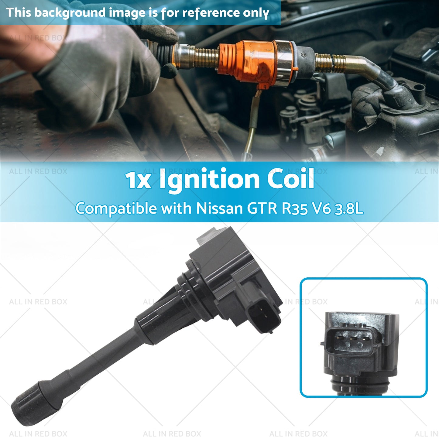 1x Ignition Coil Suitable for Nissan GTR R35 V6 3. 8L 22448JF00B VR38DETT 08-15