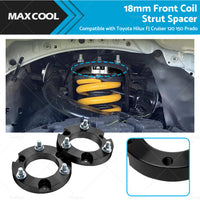 18mm Front Coil Strut Spacer Suitable For Toyota Hilux FJ Cruiser 120 150 Prado