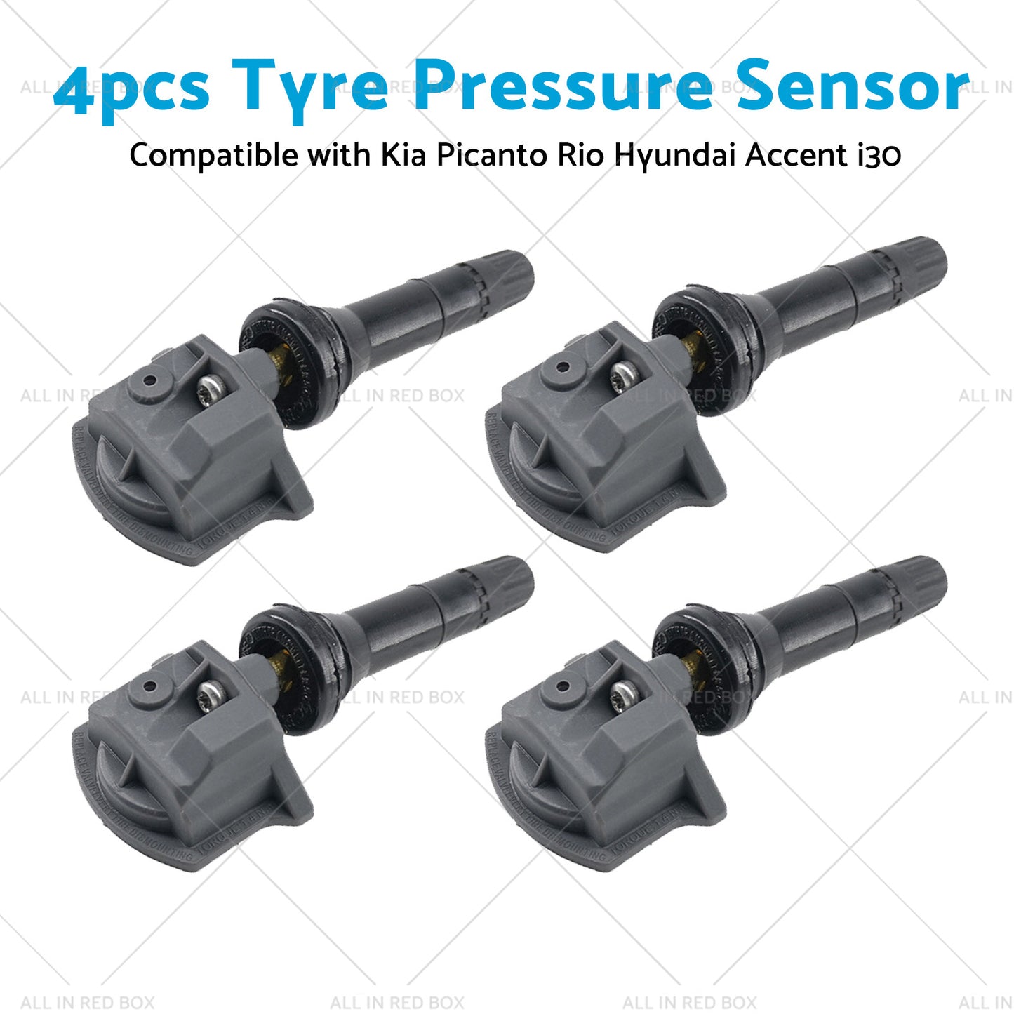 4X Suitable for Kia Sorento Hyundai i30 TPMS Tyre Pressure Sensors 52940-L1100