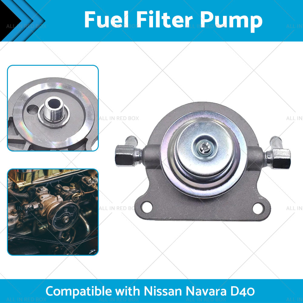 Diesel Fuel Filter Primer Pump 10mm Suitable For Nissan Navara D40 2. 5L 2006-on