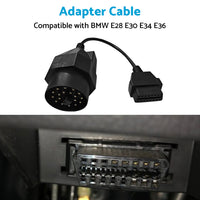 20 Pin to 16 Pin OBD2 Adapter Diagnostic Connector Cable for BMW E36 E38 E39 E46