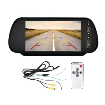 compare product 7 inch  Parking Rear View Monitor Mirror Screen Suitable for Truck Reversing Camera