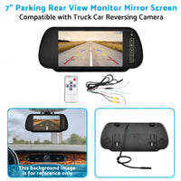 7 inch  Parking Rear View Monitor Mirror Screen Suitable for Truck Reversing Camera