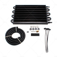 8 Row Remote Transmission Oil Cooler Radiator Converter Kits Manual To Automatic