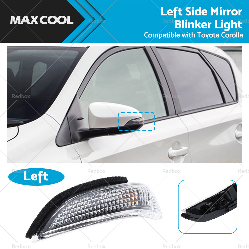 Left Side Mirror Turn Signal Light Lamp Suitable For TOYOTA COROLLA 2012- 2018