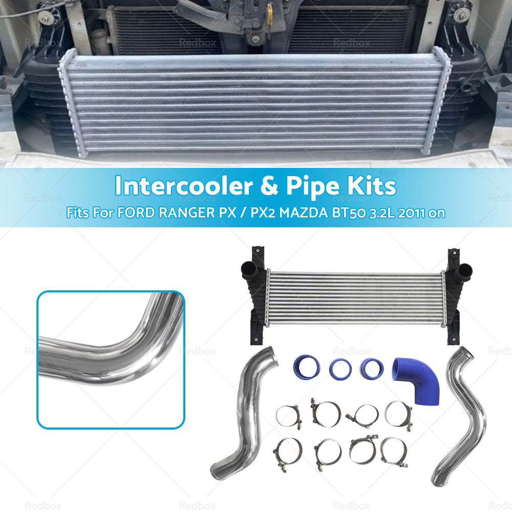 Intercooler  and  Pipe Kits For Ford Ranger PX PX2 Mazda BT50 3. 2L Turbo 2011-ON