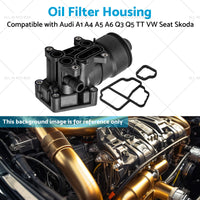 {{ Oil Filter Housing 03L115389H Suitable for VW Seat Skoda Audi A1 A4 A5 A6 Q3 Q5 }} - Buy Car Parts Online at {{ Kaka Auto Parts }}.