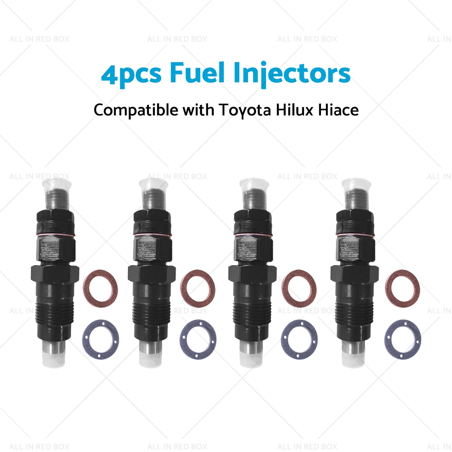 4x Diesel Fuel Injector Suitable For Toyota Hilux LN167R 3. 0 5LE 23600-54210