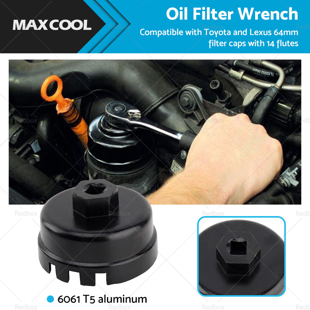 Oil Filter Wrench Cap Housing Tool Remover Suitable For TOYOTA RAV4 Lexus Camry