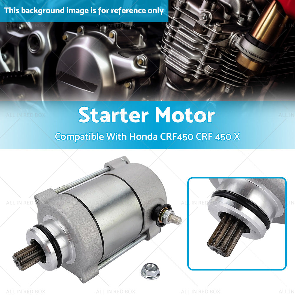 Starter Motor Suitable For Honda CRF450 CRF 450 X 2005-2018 31200-MEY-671