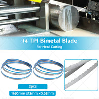 1140mm x13mm x 14 TPI FOR METAL CUTTING BI METAL BIMETAL BAND SAW BANDSAW BLADE