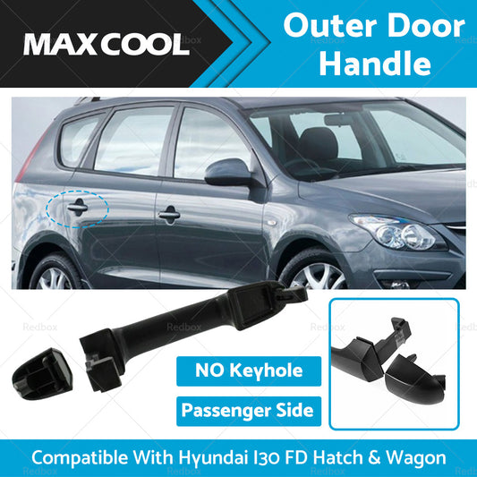 Front LH, Rear LH RH Outer Door Handle NO Keyhole Suitable for Hyundai i30 FD