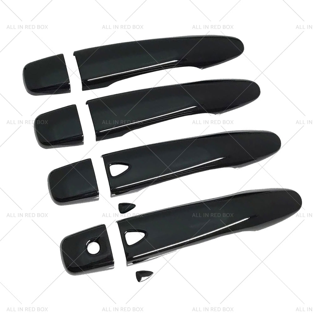 4PCS Black Door Handle Cover Suitable for Nissan Navara NP300 D23 2015-Onwards