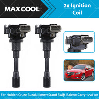 2x Ignition Coil For Holden Cruze Suzuki Jimny/Grand Swift Baleno Carry 1998-on