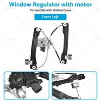 Front Left Window Regulator With Motor 7Pin Suitablefor Holden Cruze JG JH 09-16