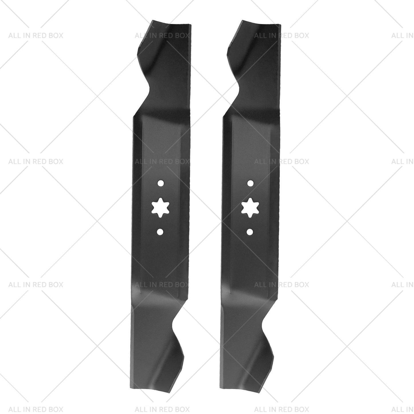 2x Blades Suitable for 38inch MTD Ride on Mowers 6 Point Centre Hole 742-0654