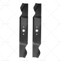 2x Blades Suitable for 38inch MTD Ride on Mowers 6 Point Centre Hole 742-0654