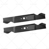 2x Blades Suitable for 38inch MTD Ride on Mowers 6 Point Centre Hole 742-0654