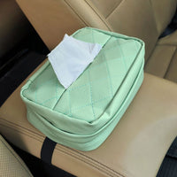 Car Tissue Holder 120 Tissues Box Cover Backseat Extra Large Tissue Organization