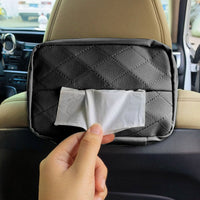 Car Tissue Holder 120 Tissues Box Cover Backseat Extra Large Tissue Organization