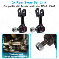 2x Rear Sway Bar Link Suitable for 92-19 Toyota Landcruiser FJ80R HZJ80R