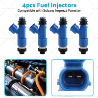 4PCS 565cc Fuel Injector Suitable For Subaru Impreza Forester Legacy 16611-AA720