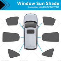 Window Magnetic Mesh Sun Blind Shade Suitable for MG ZS ZST ZS EV 2018-23