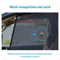 6x Foldable Window Mesh Sun Shade Suitable For Landcruiser 100 105 1998-2007