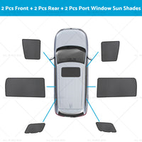 {{ Front Rear Port Window Magnetic Sun Shade Suitable for Kia Carnival KA4 20-23 }} - Buy Car Parts Online at {{ Kaka Auto Parts }}.