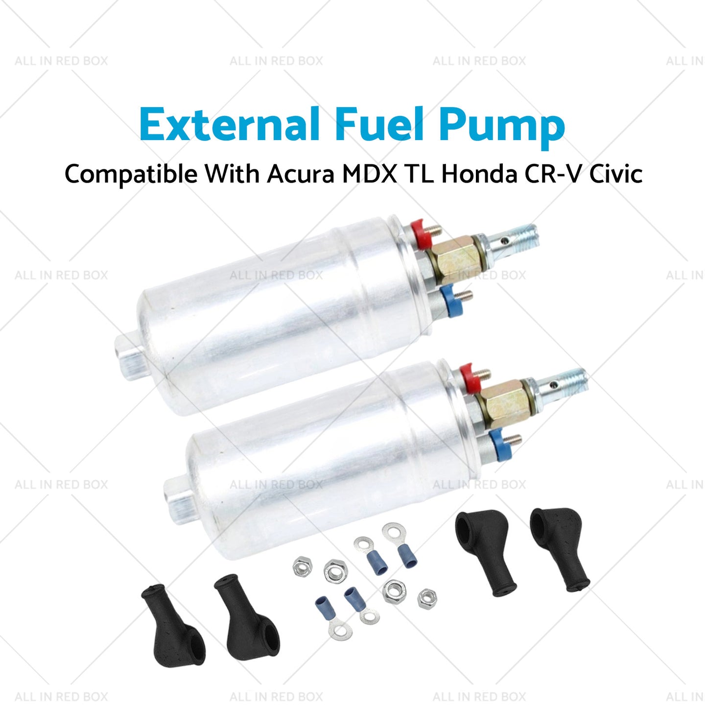 {{ 2x External Inline Fuel Pumps Suitable For Honda Civic 1.5L 1.8L 1994-2013 }} - Buy Car Parts Online at {{ Kaka Auto Parts }}.