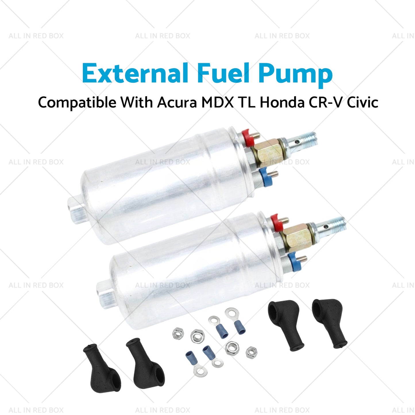{{ 2x External Inline Fuel Pumps Suitable For Honda Civic 1.5L 1.8L 1994-2013 }} - Buy Car Parts Online at {{ Kaka Auto Parts }}.